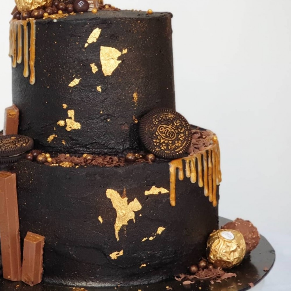 Buy 2 Floor Cake Online - Order 2 Tier Wedding Cake Online | GiftzBag